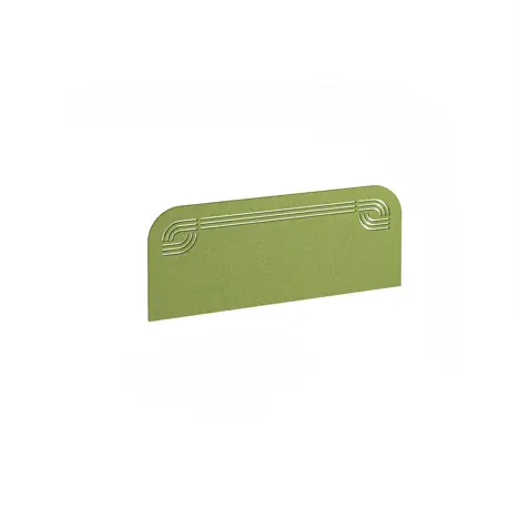 Offset Acoustic Desktop Screen - 1000mm - Fruit Green